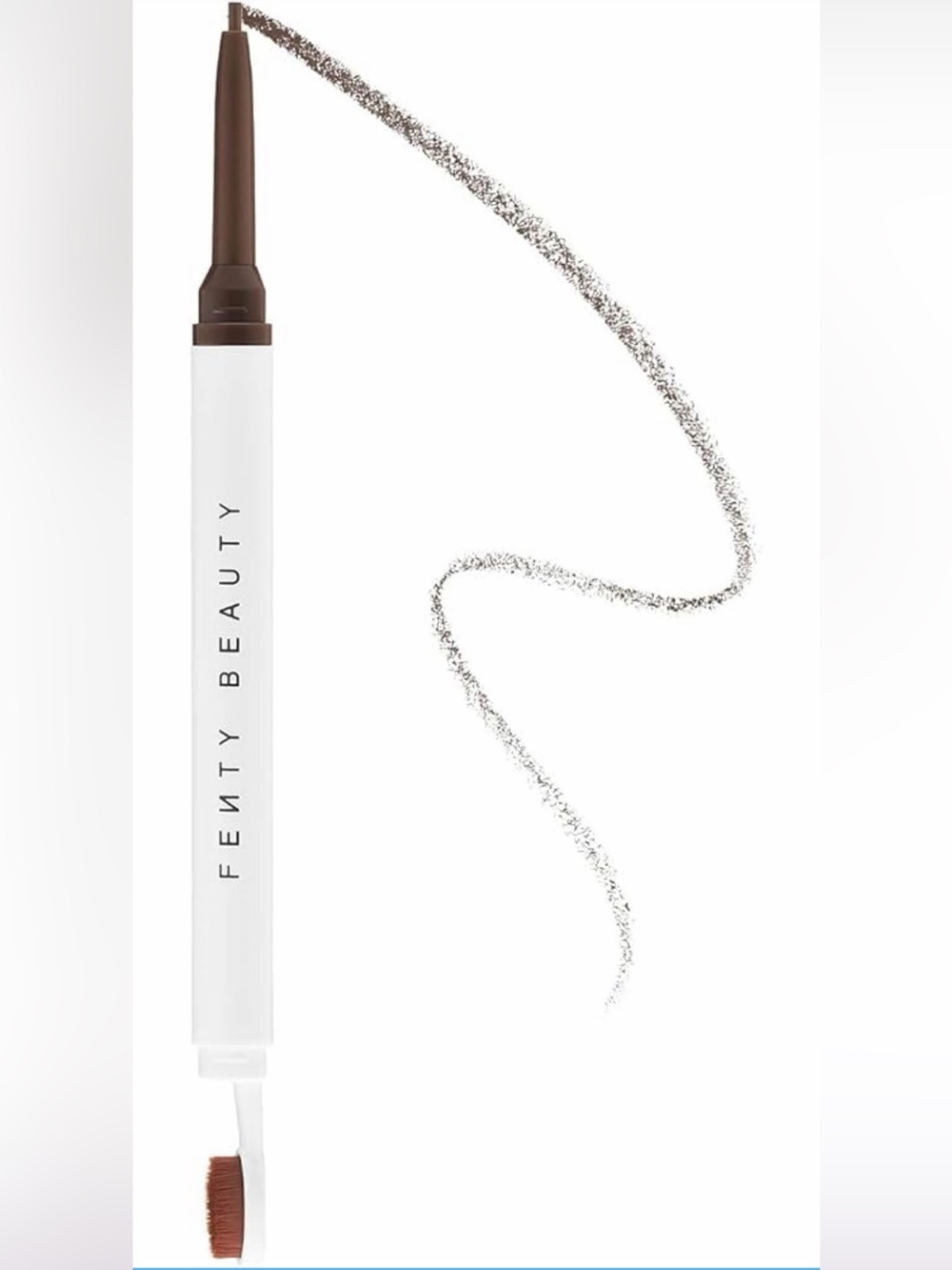 NIB Fenty Beauty by Rihanna Brow MVP Ultra Fine Brow Pencil & Styler Ash Brown